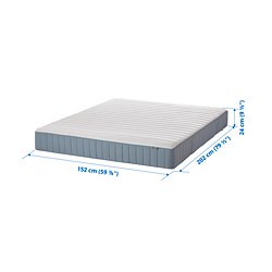 Ilustración de medidas - VALEVÅG mattress híbrido