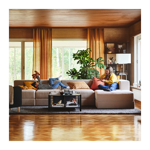 JÄTTEBO, sofá modular 4.5 plazas con chaiselongue derecha. 3 de 11 abrir diálogo