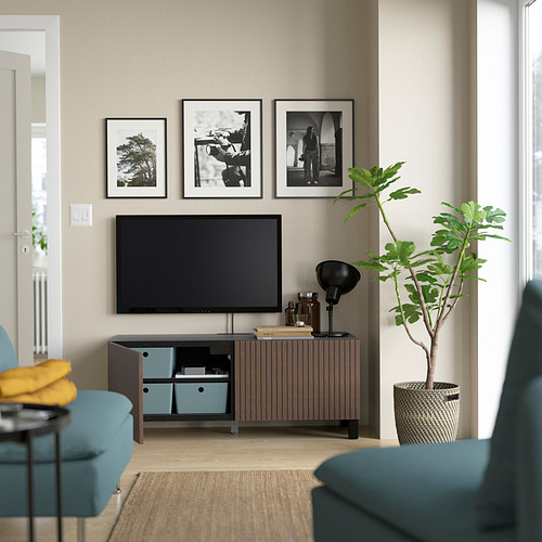 BESTÅ, mueble para TV+puertas. 2 de 7 abrir diálogo