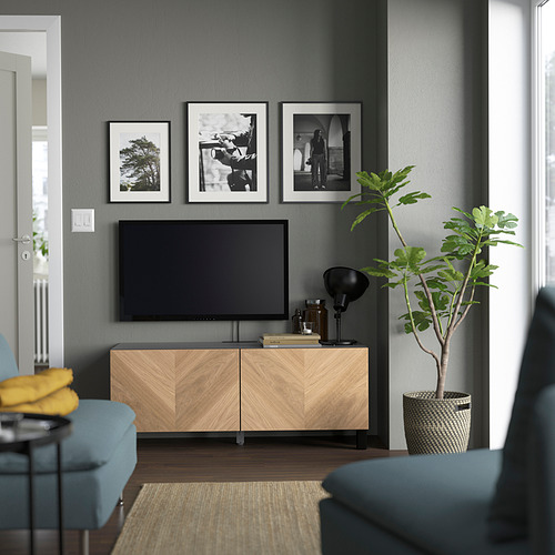 BESTÅ, banco para TV con puertas. 3 de 6 abrir diálogo