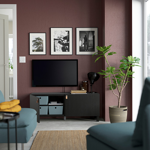 BESTÅ, Banco para TV con puertas. 2 de 6 abrir diálogo