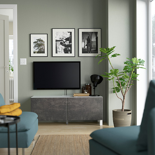 BESTÅ, banco para TV con puertas. 3 de 6 abrir diálogo