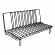 NYHAMN estructura sofá cama 