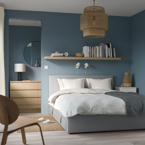 GLADSTAD, cama Queen tapizado. 10 de 11 abrir diálogo