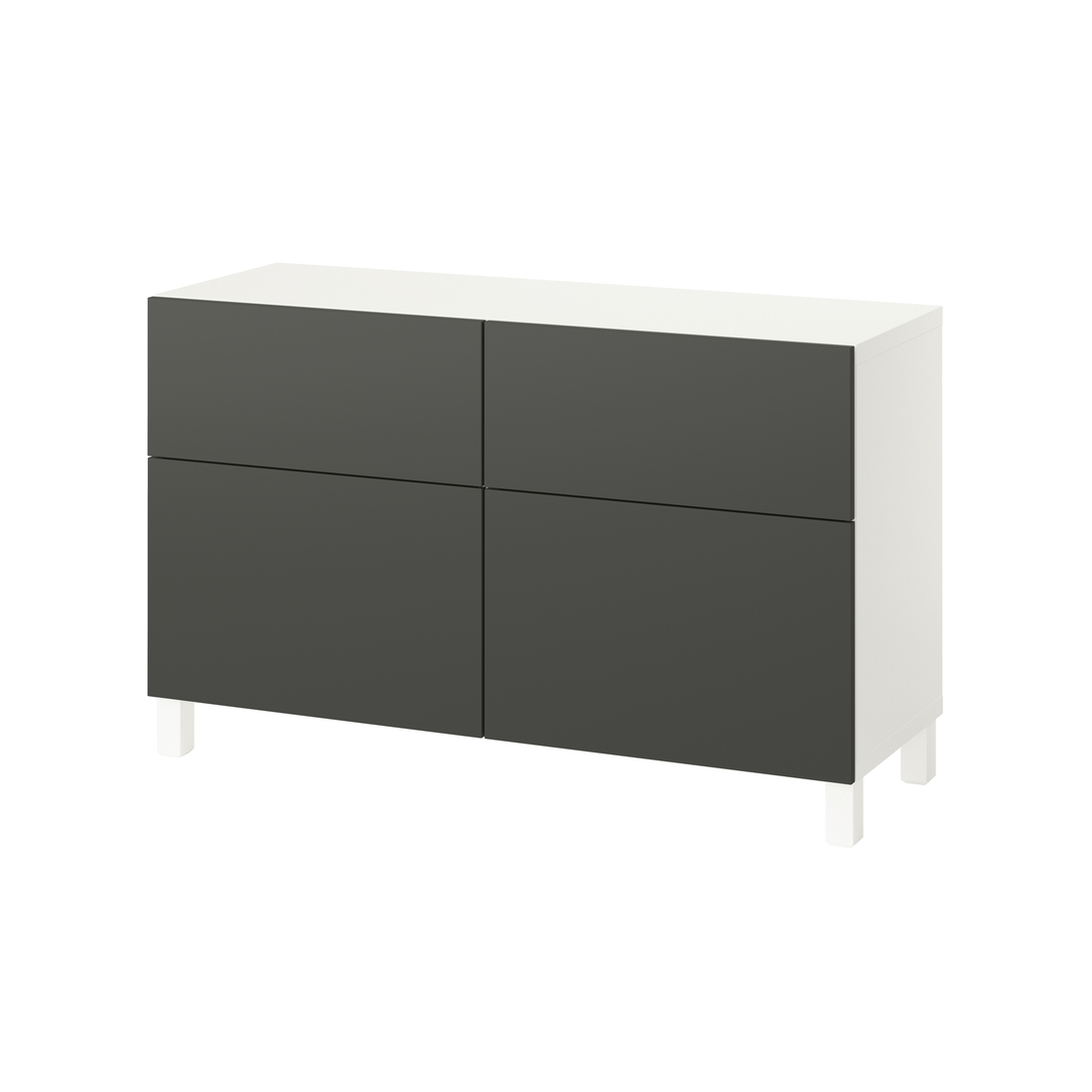 Current variation: LAPPVIKEN dark gray/white, 47 1/4 "x16 1/2 "x29 1/8 "
