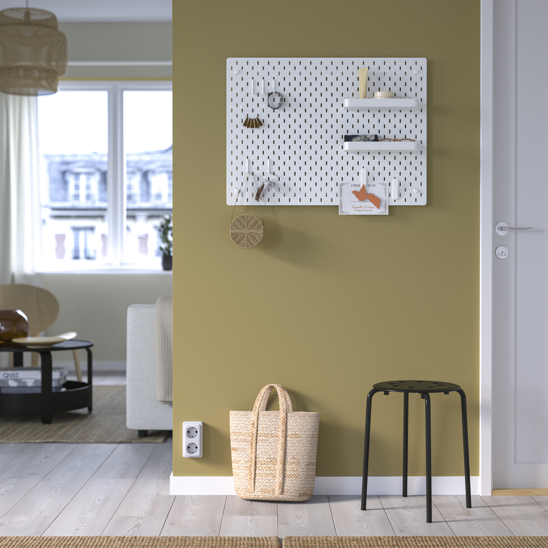 SKÅDIS, combinación tablero de clavijas. 4 de 4 abrir diálogo