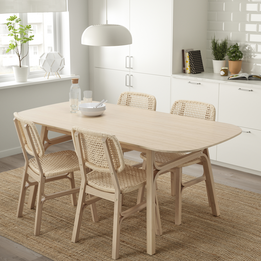 VOXLÖV, mesa de comedor. 2 de 6 abrir diálogo