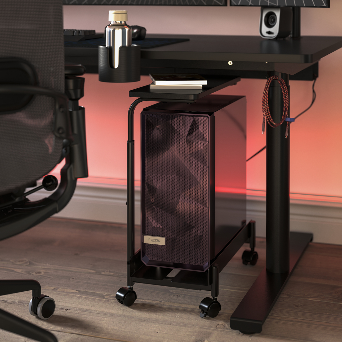 LÅNESPELARE, soporte para computadora+estante. 3 de 8 abrir diálogo