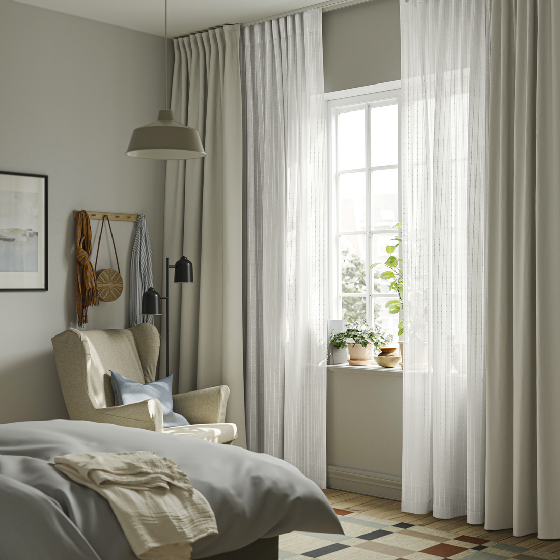 MATILDA, sheer curtains, 1 pair. 2 of 6 open dialog