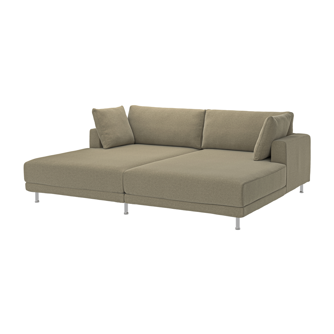 Selecciona una variación de color: con chaises longues/Johanneshov marrón-beige
