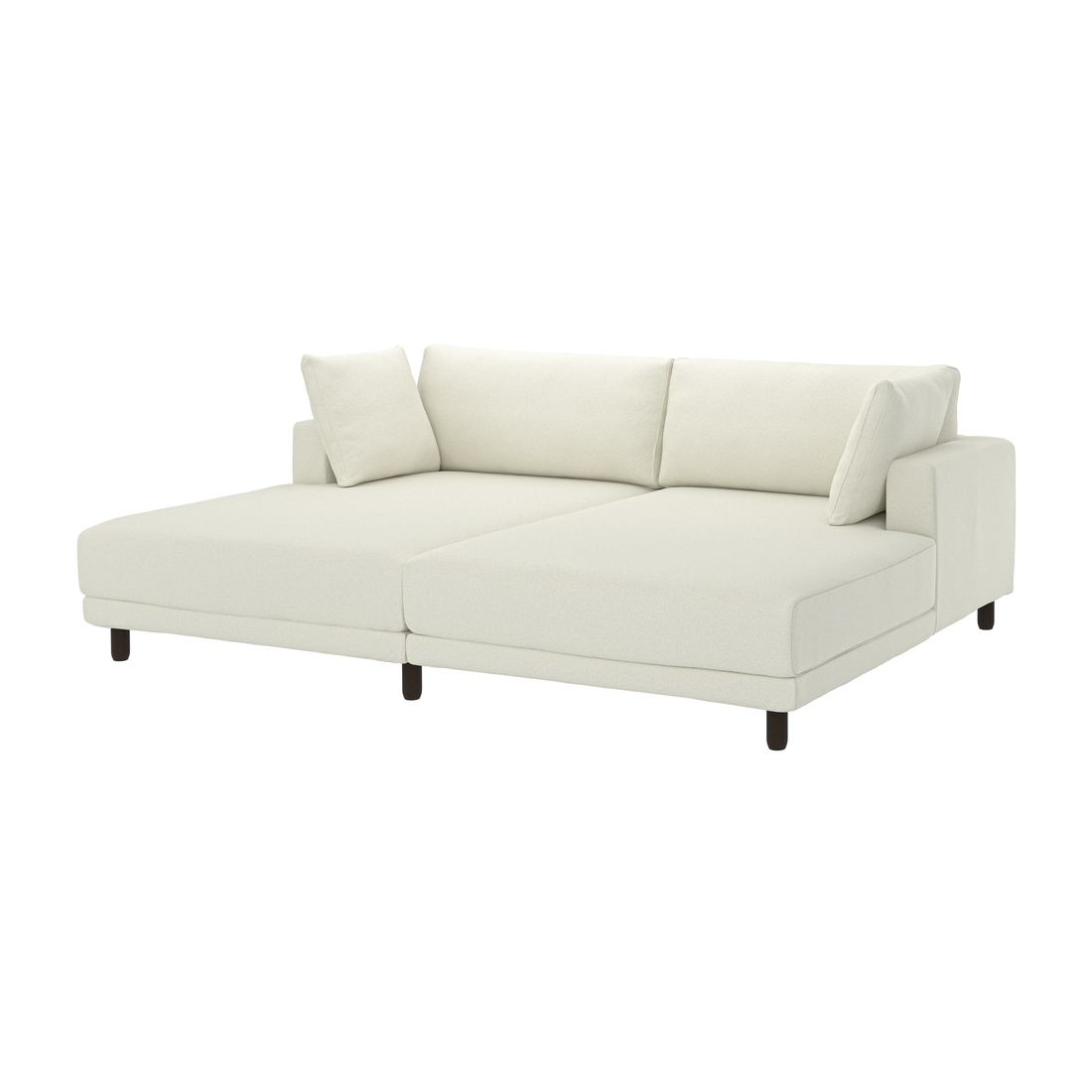 Variación actual: con chaises longues/Axvall color hueso