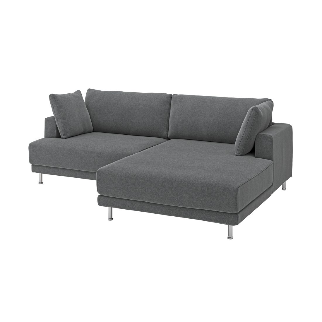 Select colour variation: with chaise, right/Johanneshov dark gray
