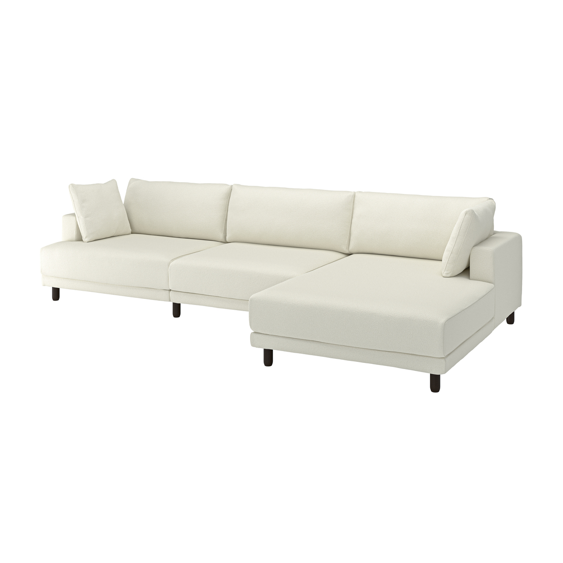 Selecciona una variación de color: con chaise longue, drcha/Axvall color hueso