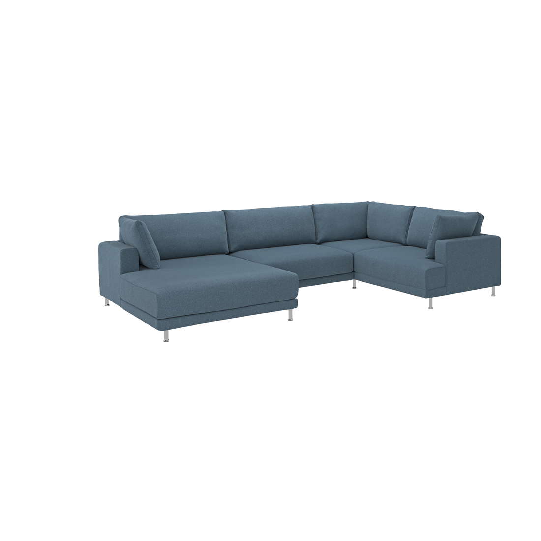 Select colour variation: with chaise, left/Axvall dark gray-blue