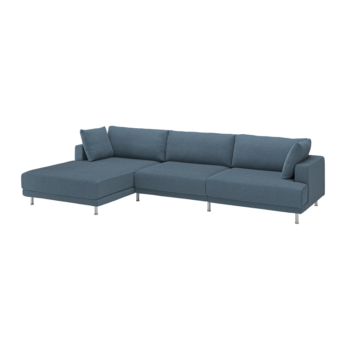 Selecciona una variación de color: con chaise longue iqzda/Axvall azul grisáceo oscuro