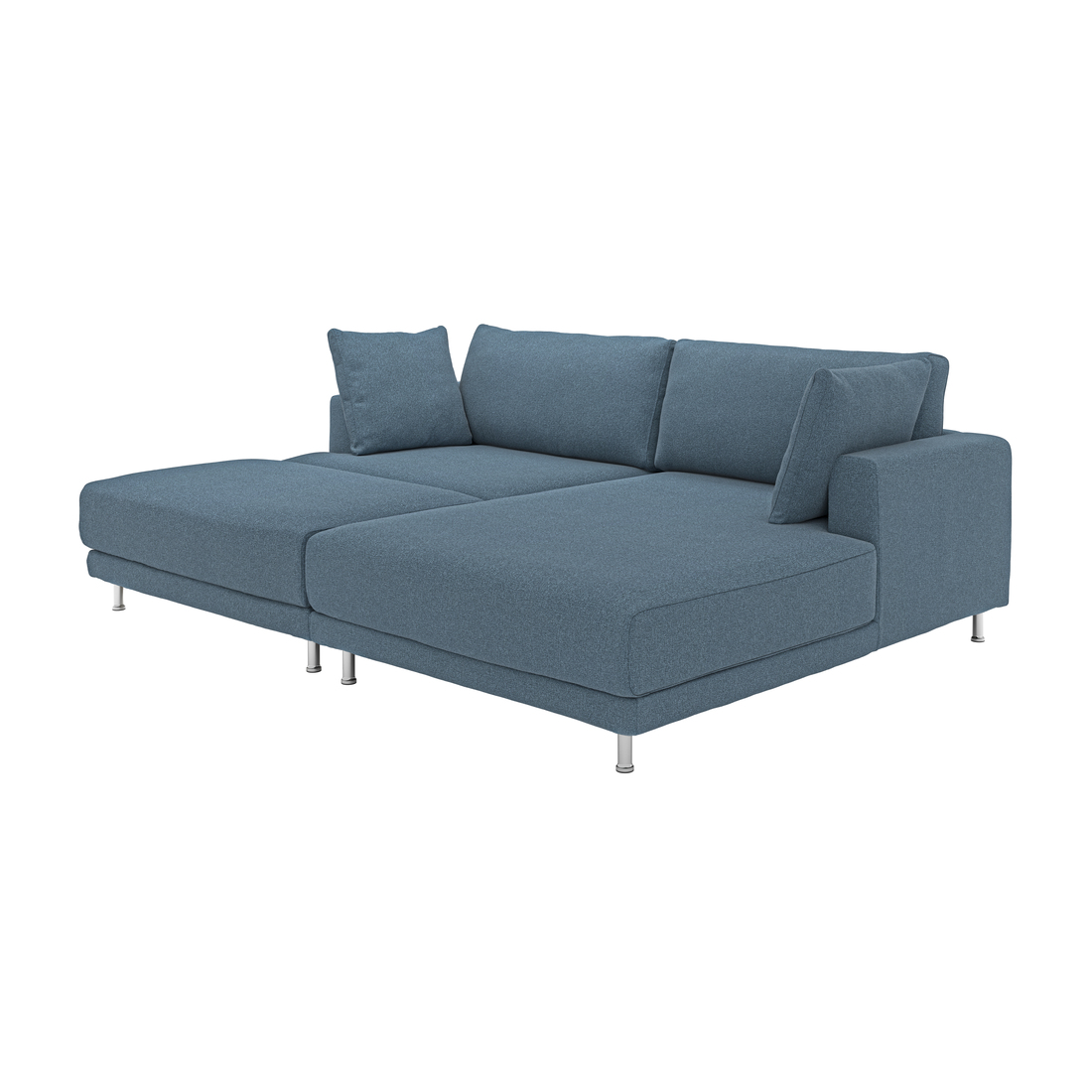 Select colour variation: with chaise, right with footstool/Axvall dark gray-blue