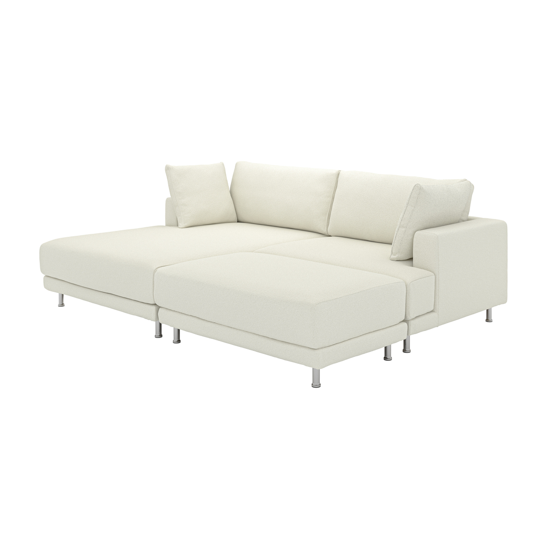 Current variation: with chaise, left with footstool/Axvall off-white