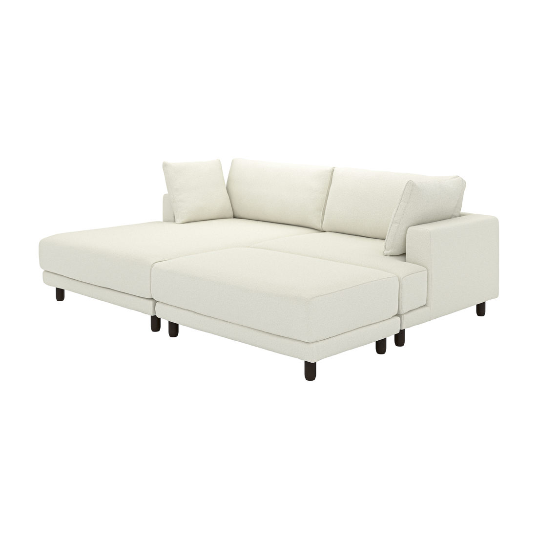 Select colour variation: with chaise, left with footstool/Axvall off-white