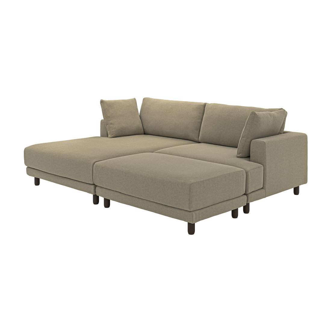 Select colour variation: with chaise, left with footstool/Johanneshov brown-beige