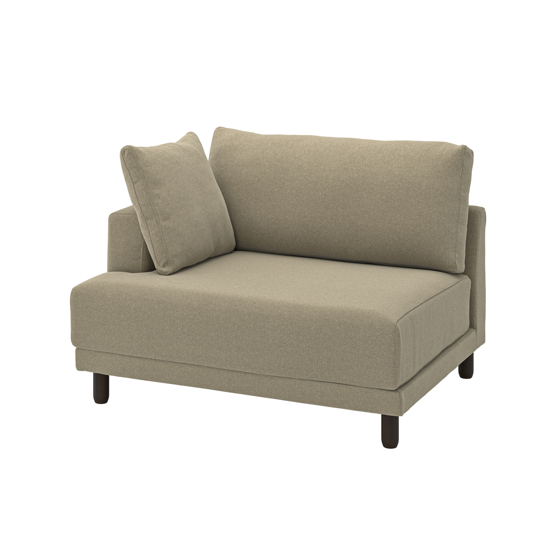 Selecciona una variación de color: con reposabrazos izquierda/Johanneshov marrón-beige
