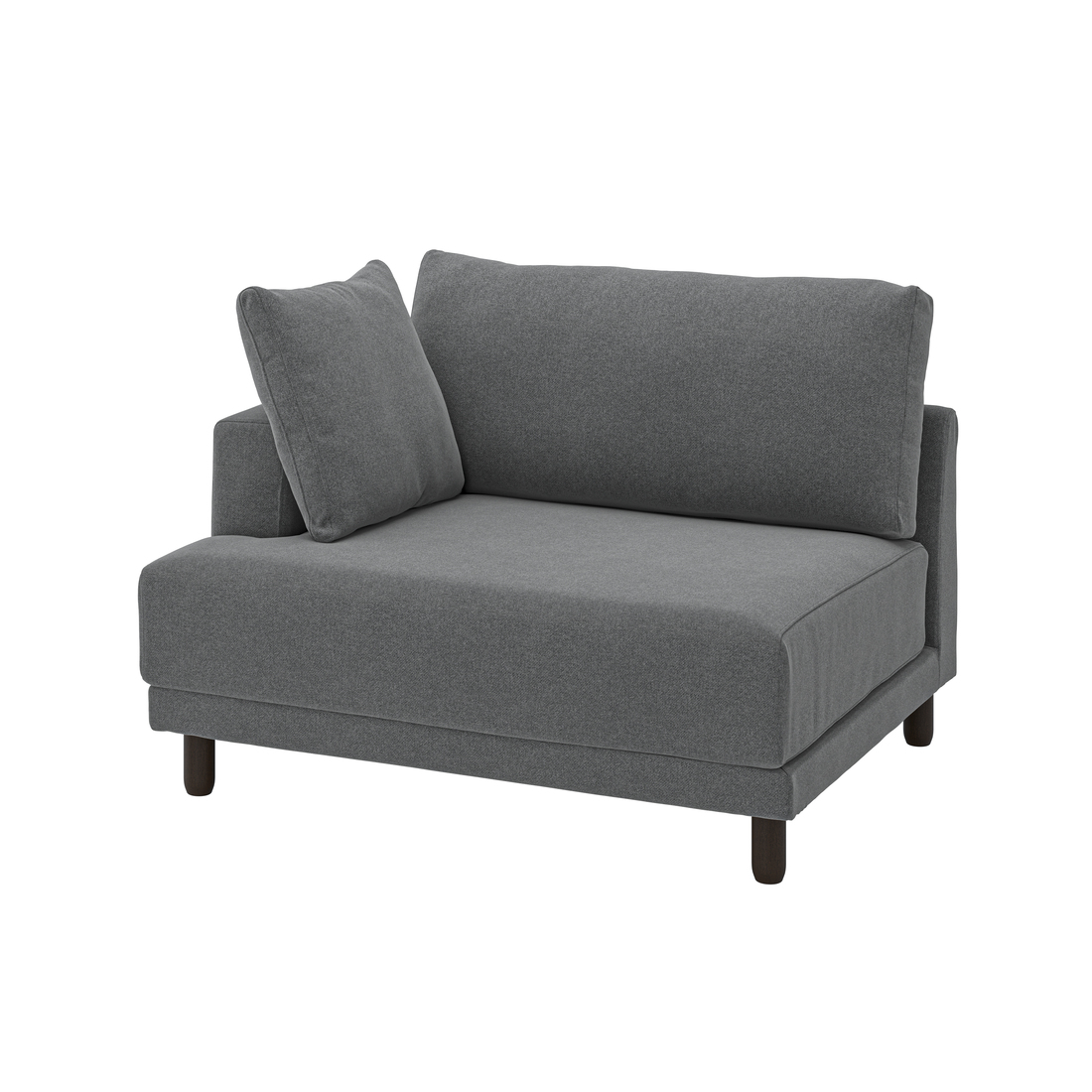 Selecciona una variación de color: con reposabrazos izquierda/Johanneshov gris oscuro
