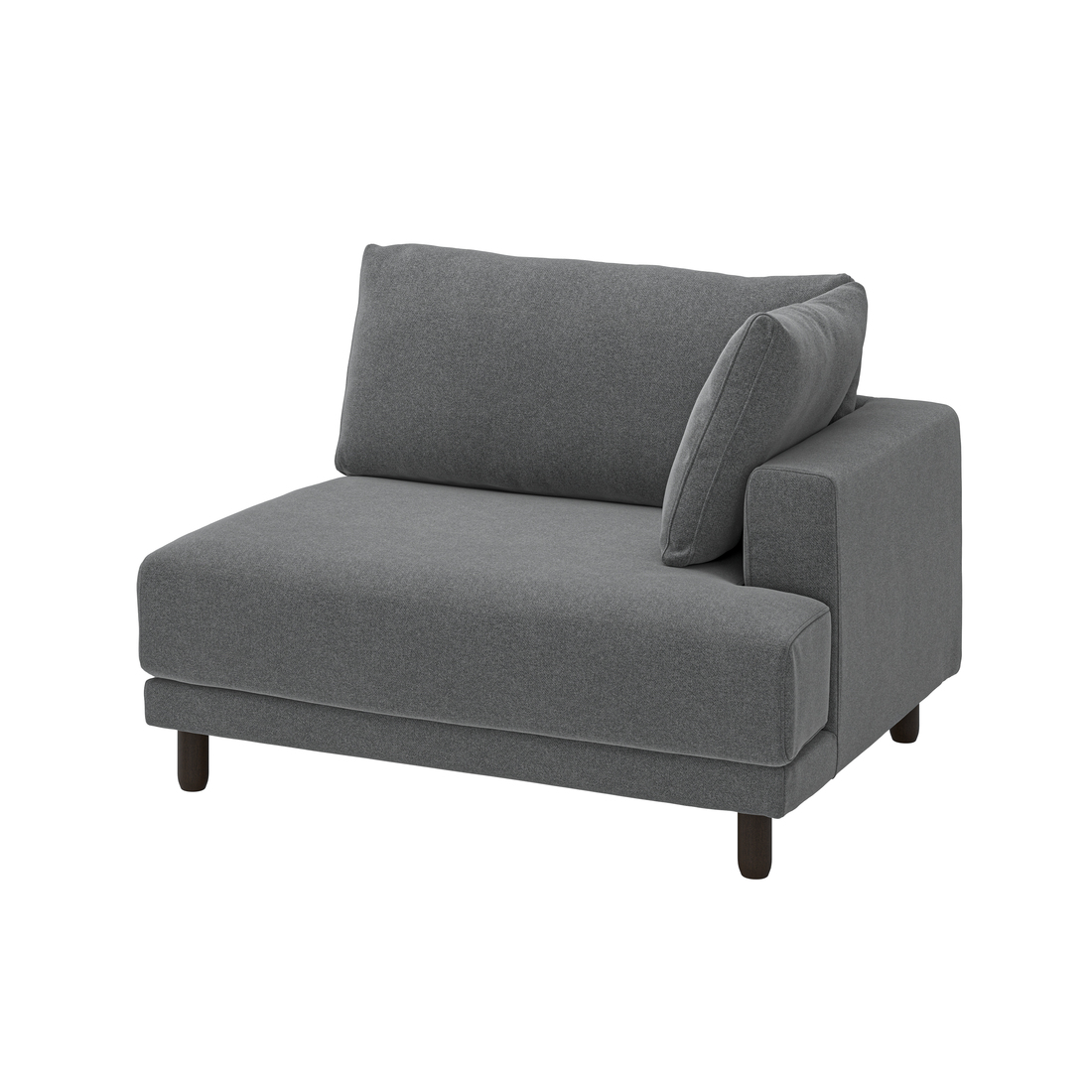 Selecciona una variación de color: con reposabrazos derecha/Johanneshov gris oscuro