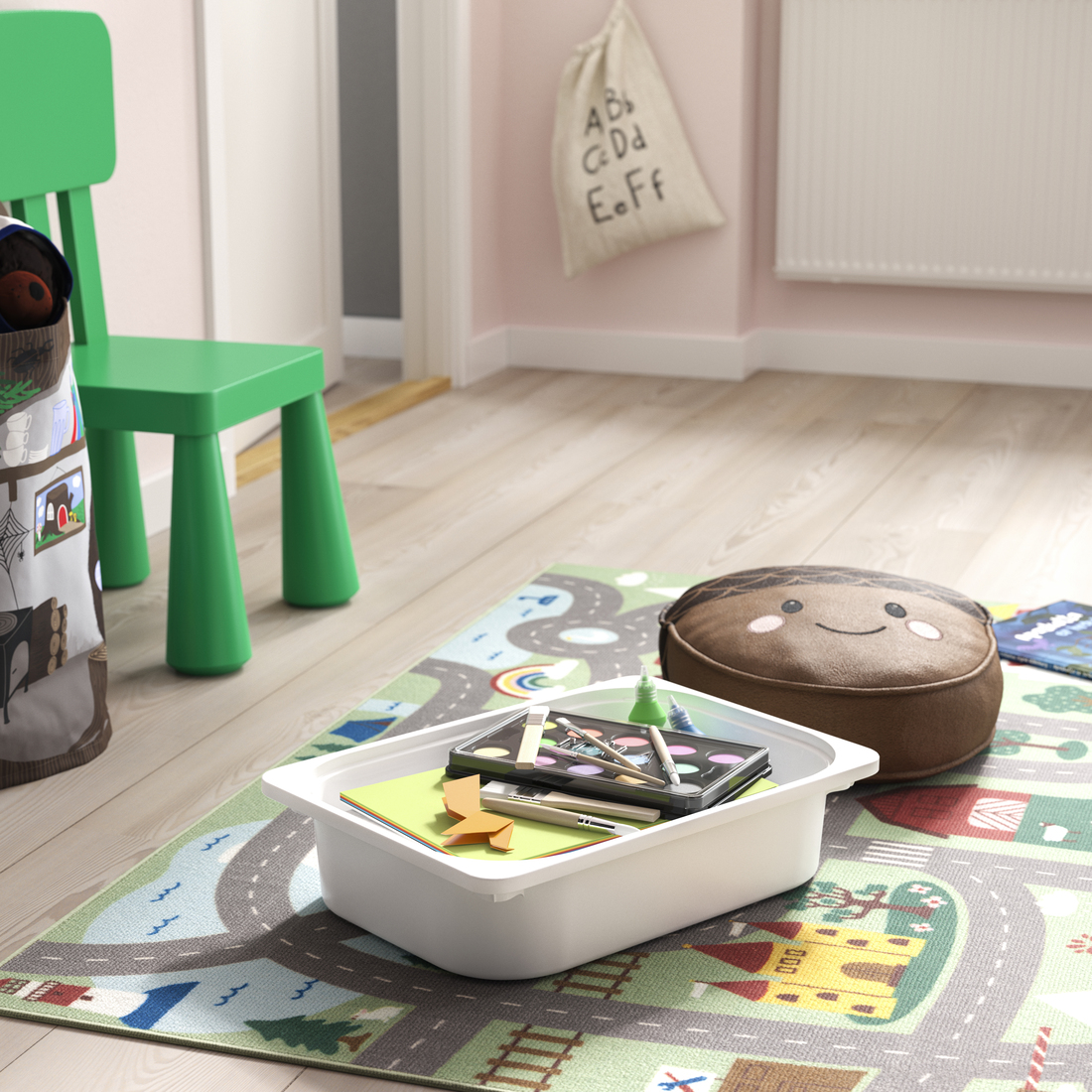 TROFAST, combinación almacenamiento+cajas. 3 de 4 abrir diálogo