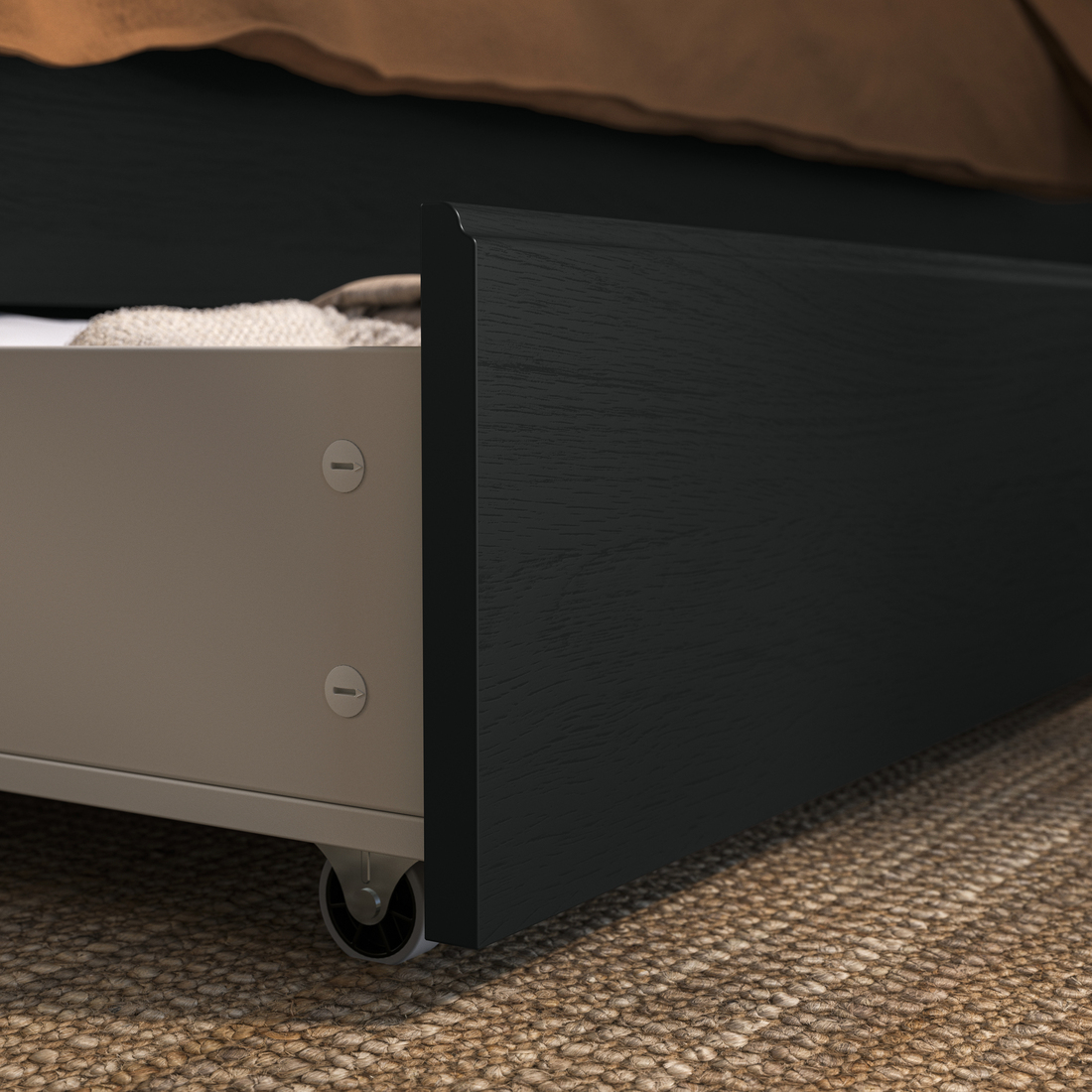 FÅGELFJÄLLET, underbed storage box, set of 2. 3 of 3 open dialog