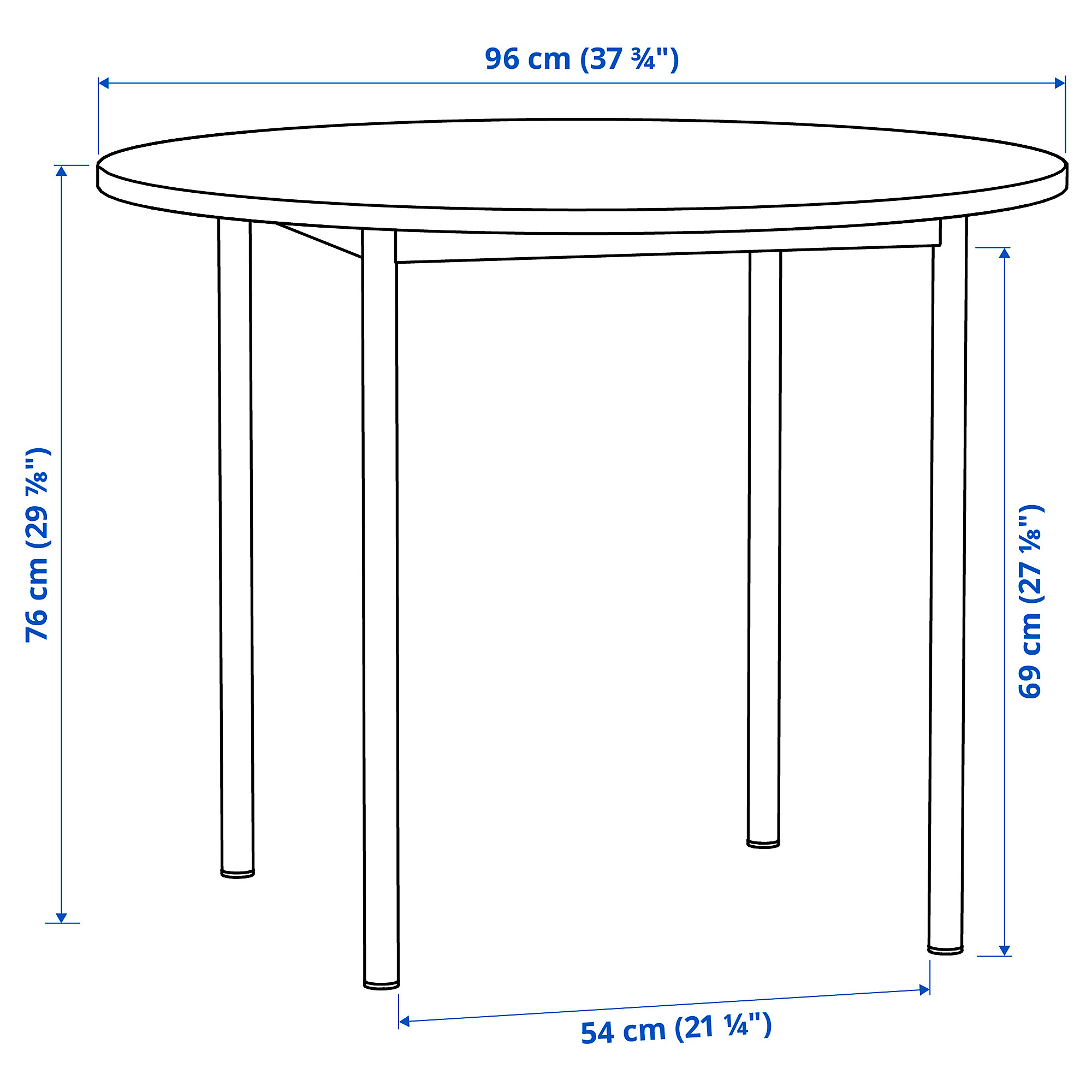 IKEA PS 2026 / HÖGVED, mesa con 4 sillas. 5 de 6 abrir diálogo