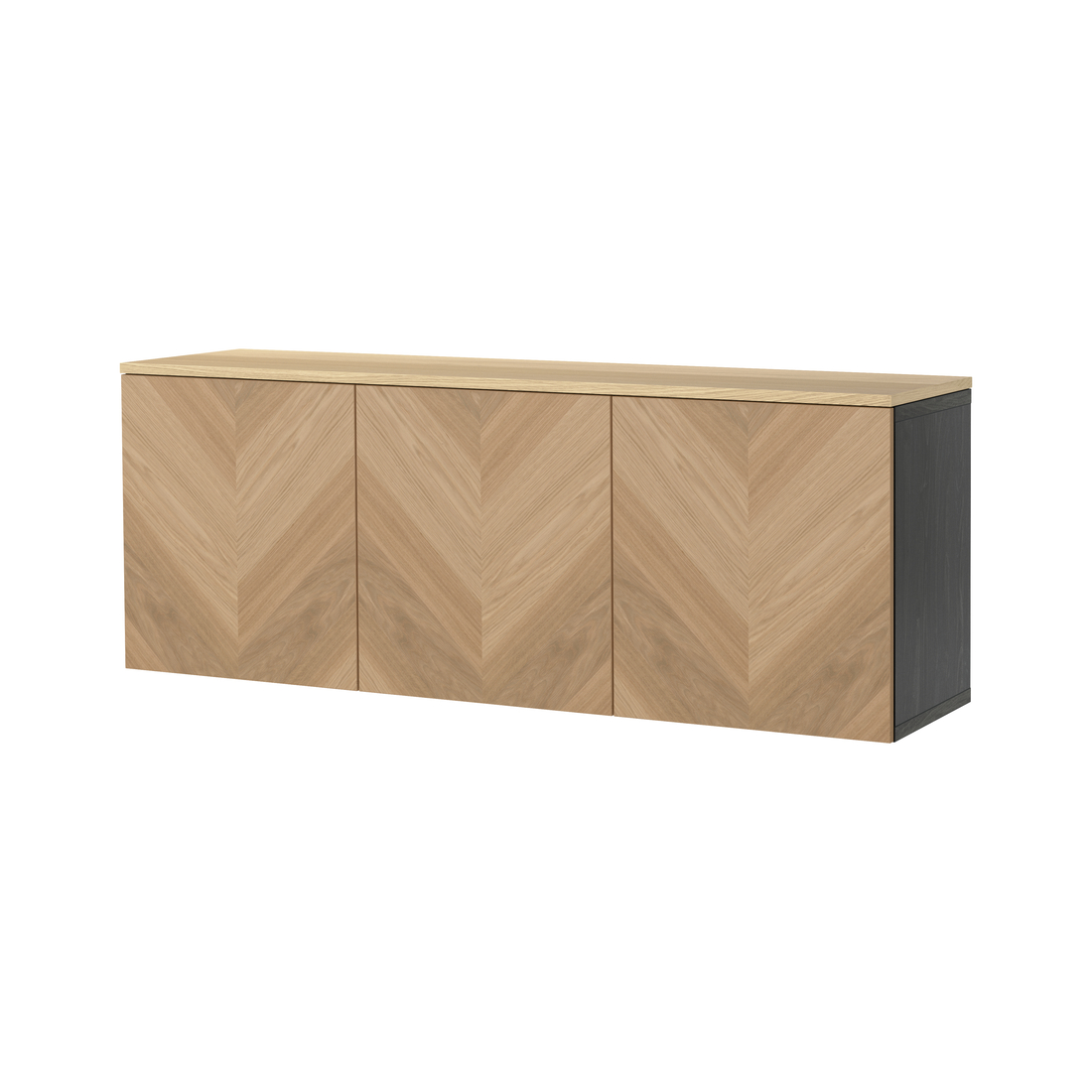 Select colour variation: black-brown Hedeviken/oak veneer