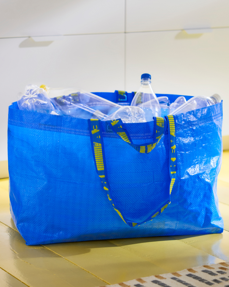 A recycling waste storage bag