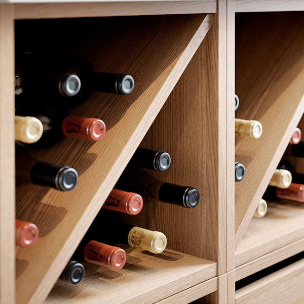 A VADHOLMA wine rack.