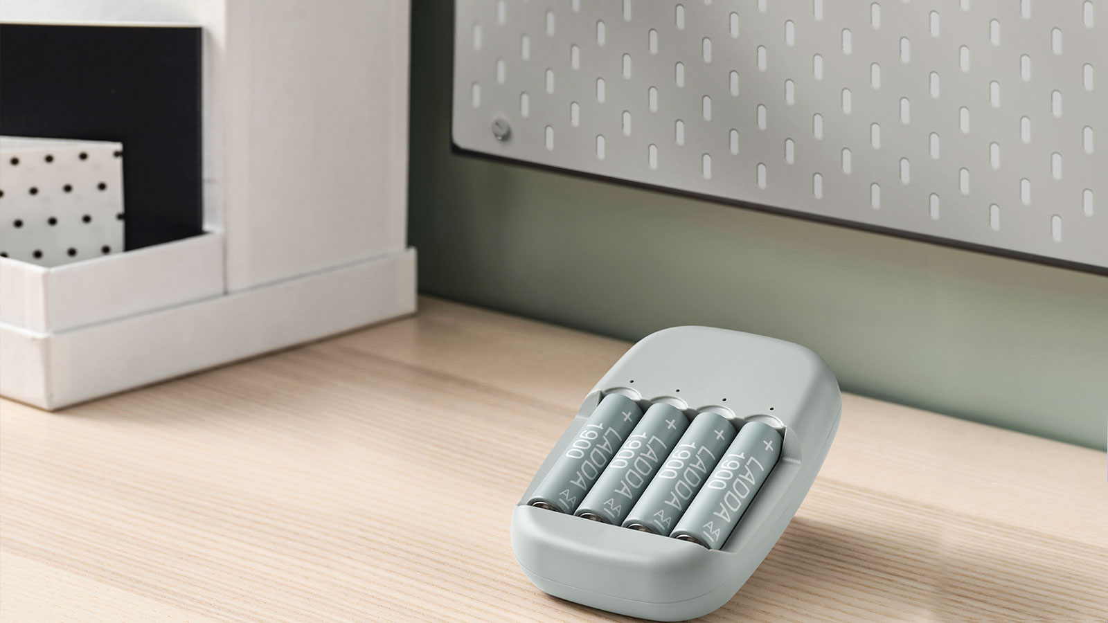 LADDA rechargeable batteries, you can always have them ready to use at home.