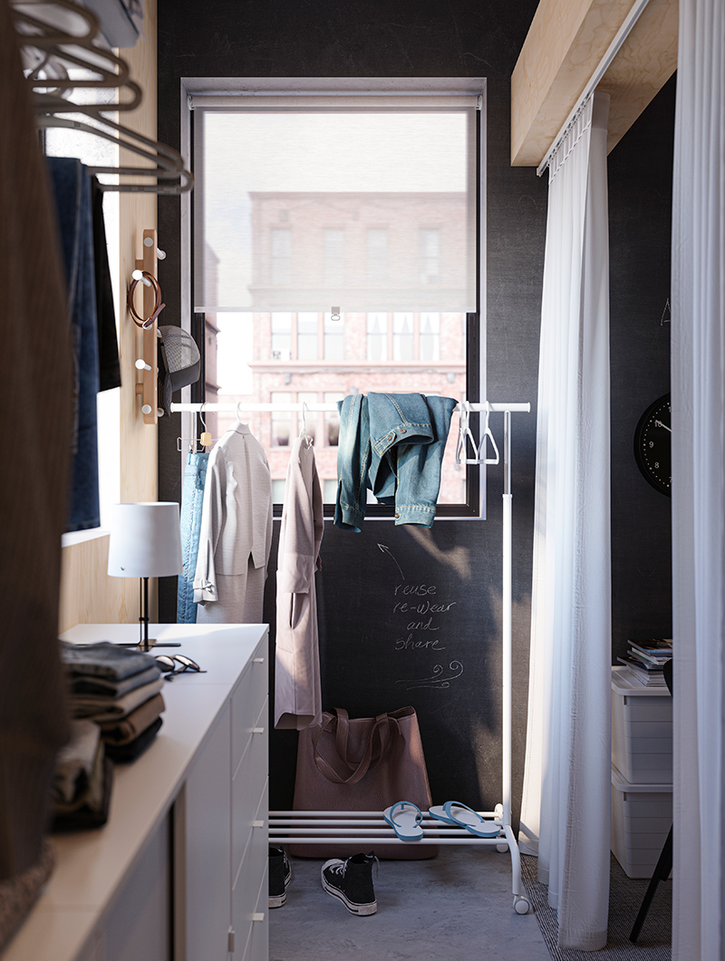 RIGGA Clothes rack
