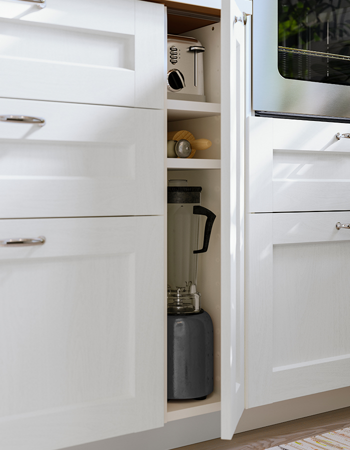 Base kitchen cabinet METOD/MAXIMERA with ENERYDA handles.