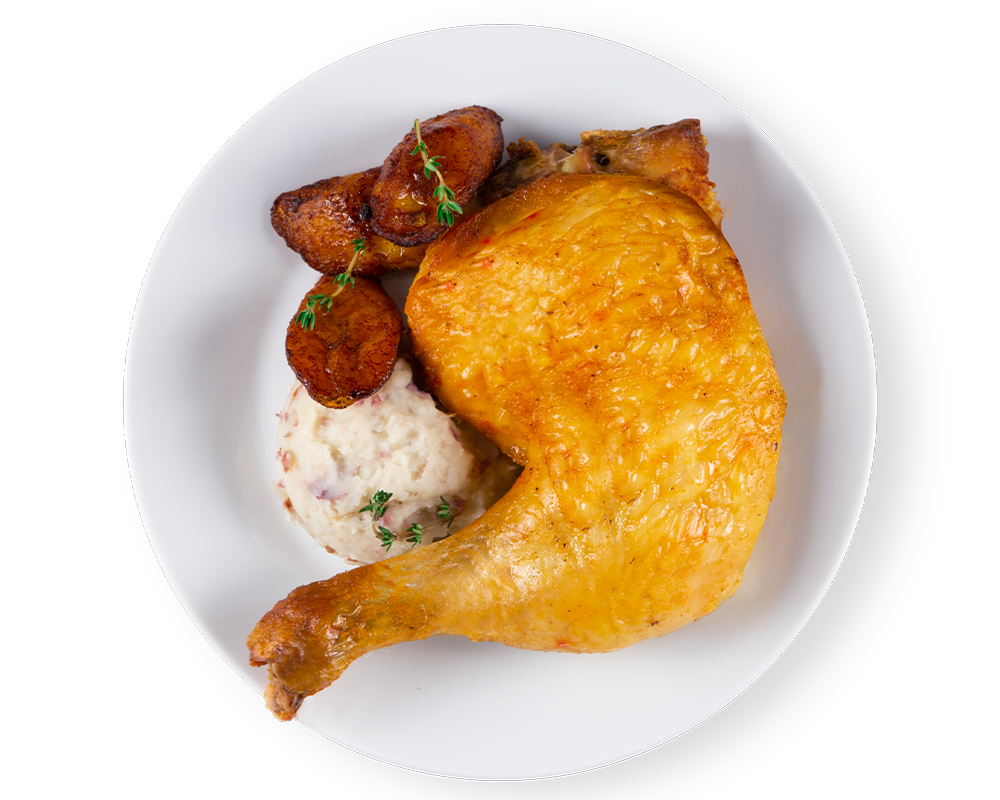 Grilled chicken thigh