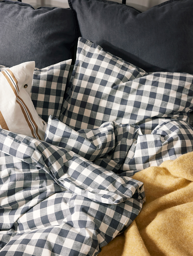EKTANDVINGE Duvet cover for double bed and pillowcase(s)