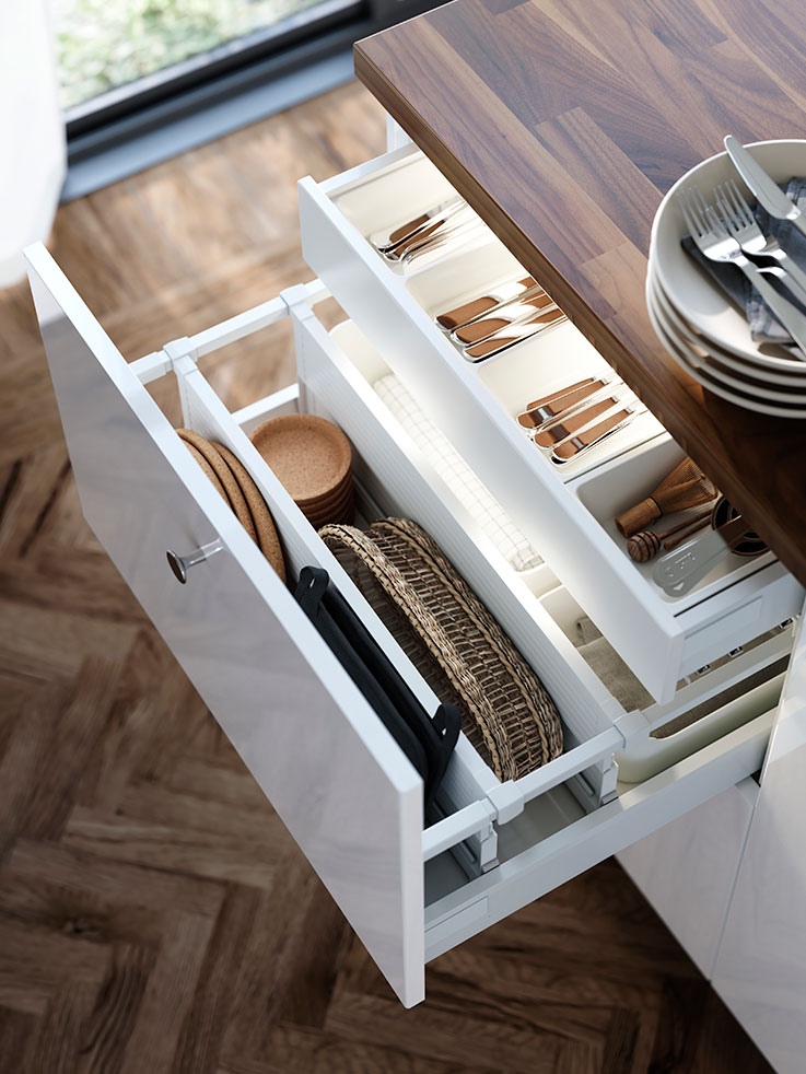  METOD Base cabinet for sink with door