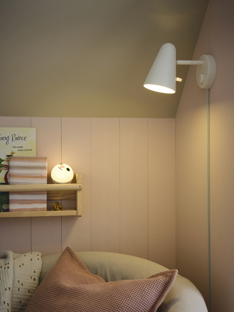 KORNSNÖ Led night light and FUBBLA Led Lamp
