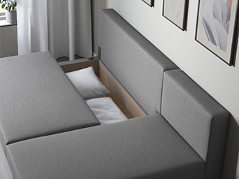 3-seat sleeper sofa with chaise