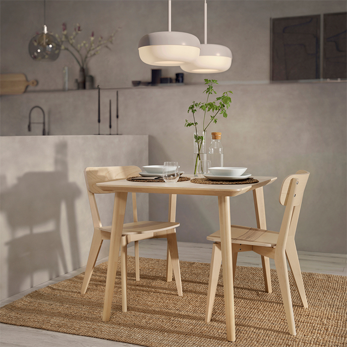 LISABO/LISABO Table and 2 chairs