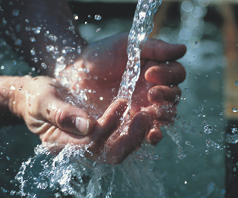 Washing hands