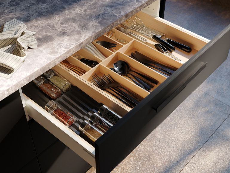 Consejos para unos cajones de cocina ordenados