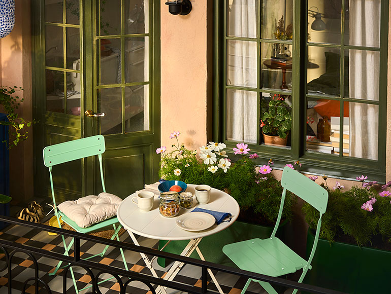 Ideas sencillas para un jardín en tu balcón