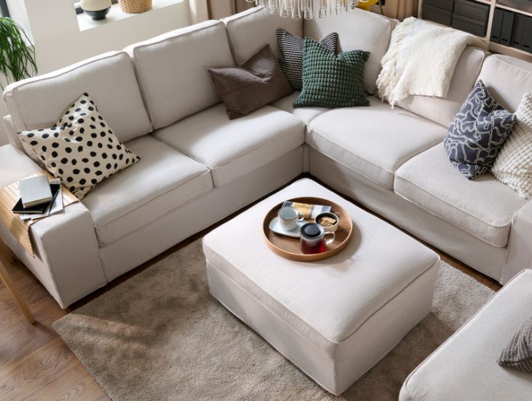 A modern southern-style living room for me-time and we-time
