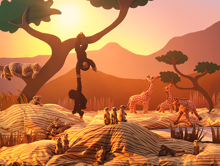 Embark on a new adventure with savannah themed toys